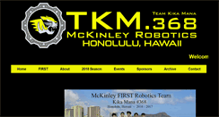 Desktop Screenshot of mckinleyrobotics.org